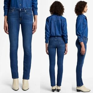 NWT 7 For All Mankind "Kimmie Straight Leg" Slim Illusion Luxe Jean | Women's 32